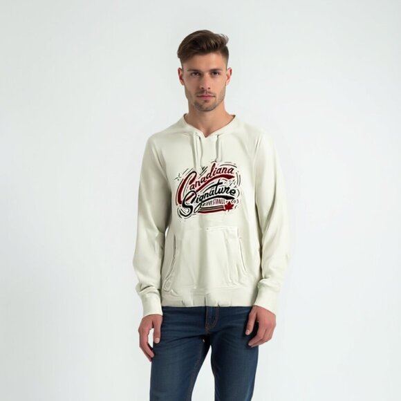 💕 Levi Strauss Signature White Canadiana Signature Hoodie XL - Picture 1 of 13